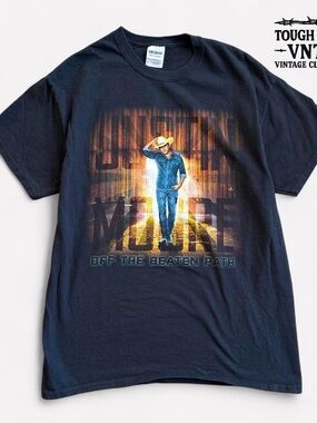 Gildan Navy Short-Sleeve Graphic Tee with Cowboy Print